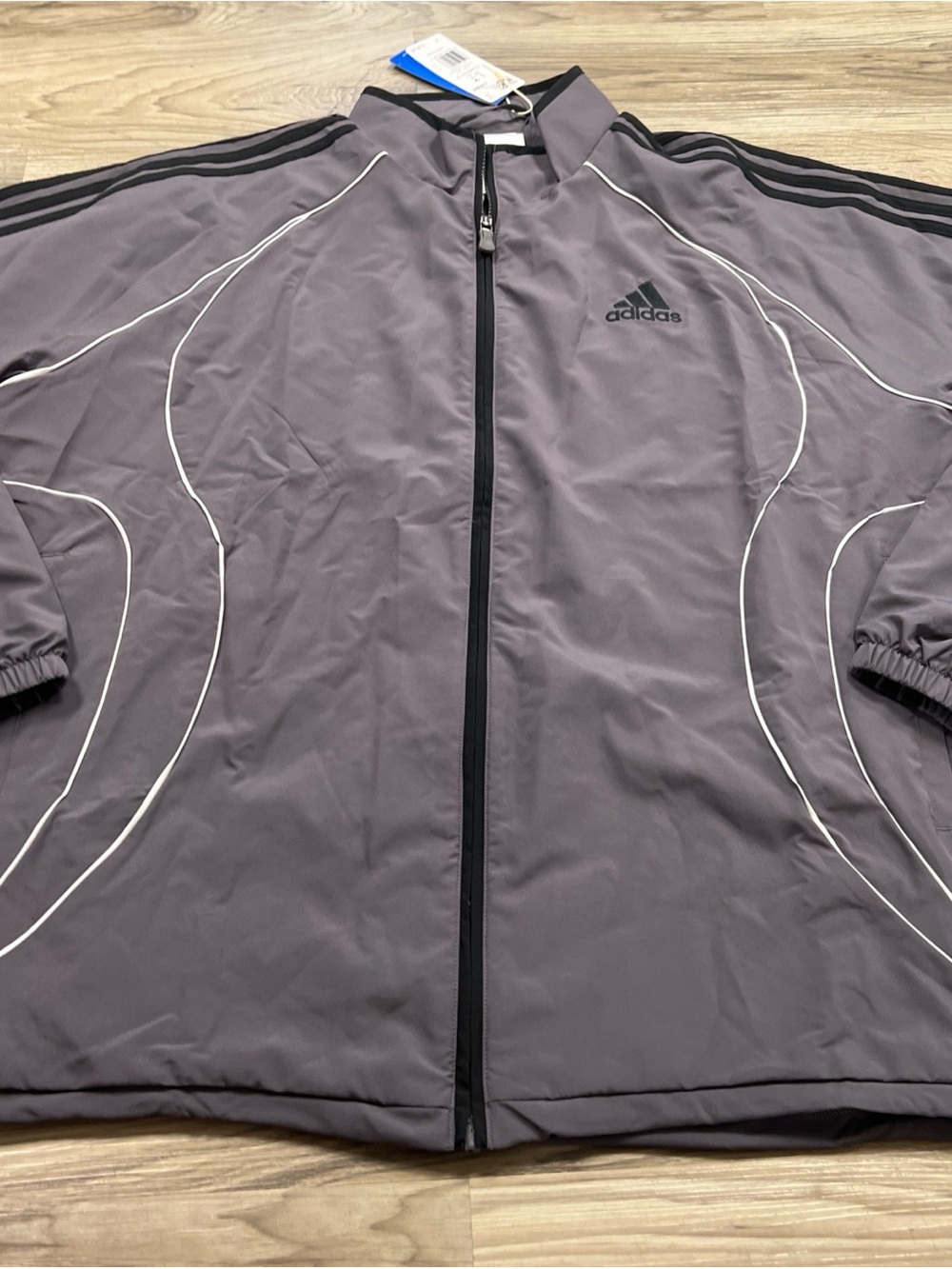 Adidas Originals Teamgeist TT Jacket Track Tops Grey Mens Large-Tall JW5865 $85